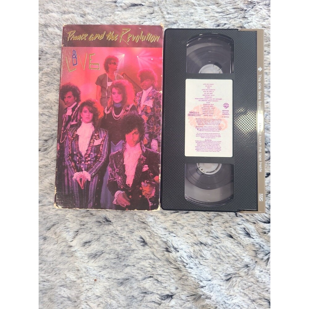 Prince and the Revolution Live VHS 1985 Purple Rain Tour Concert Vintage Collect